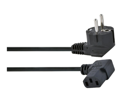 Kabel komputerowy GEMBIRD Kabel zasilajacy  katowy 1.8M  PC-186A-VDE